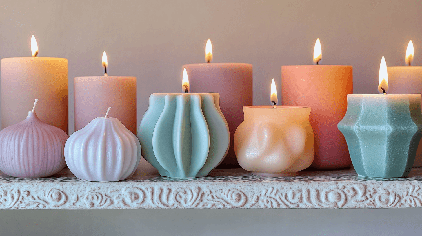 Creatieve ideeën voor DIY-kaarsen