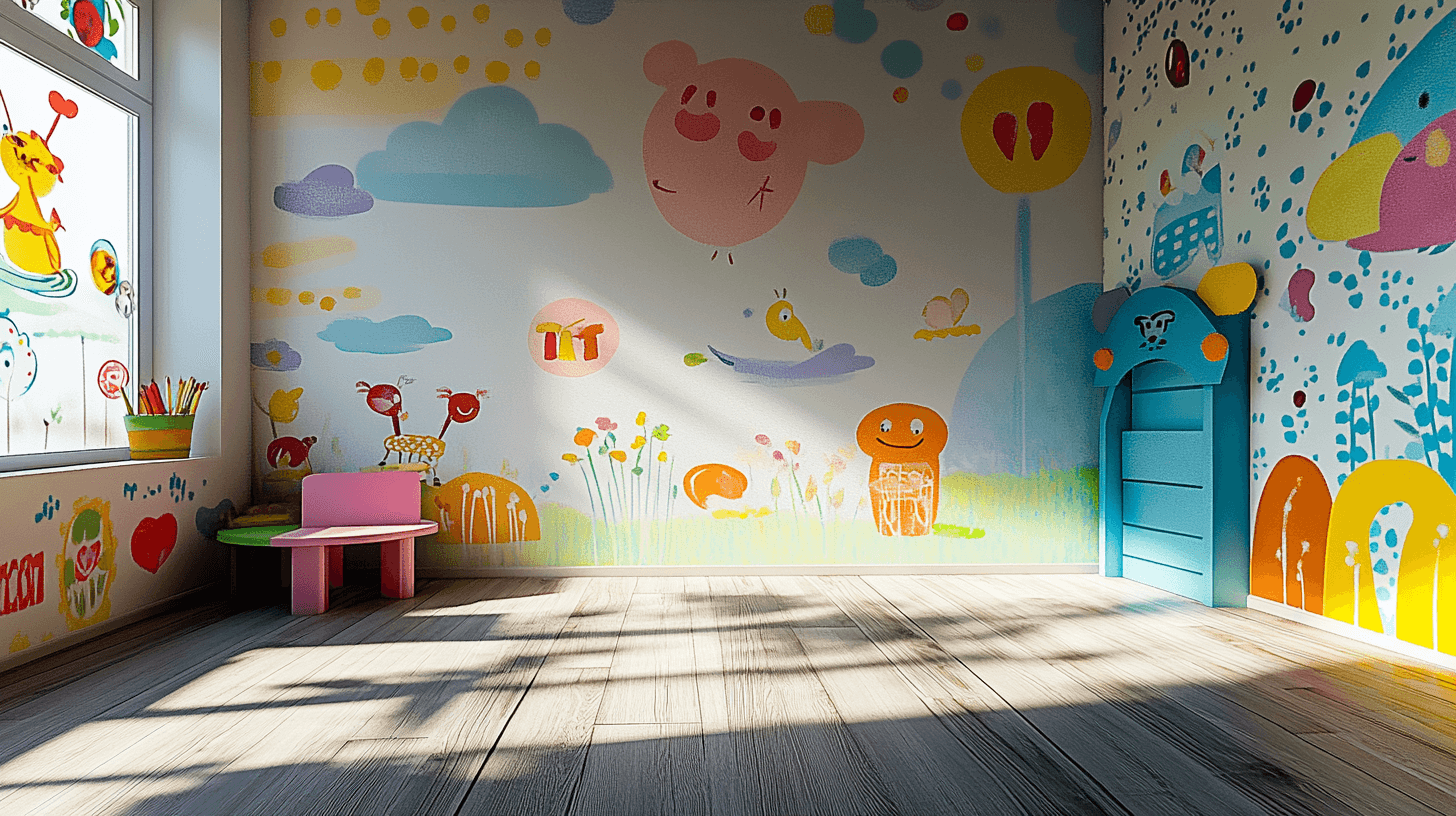Creatieve wandontwerpen voor de kinderkamer