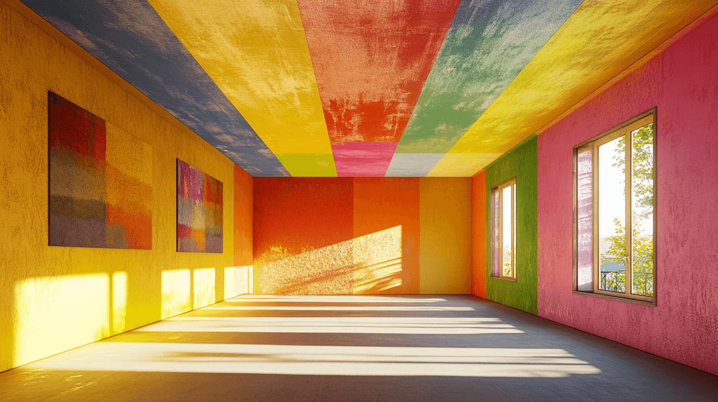 Het effect van kleuren op het plafond