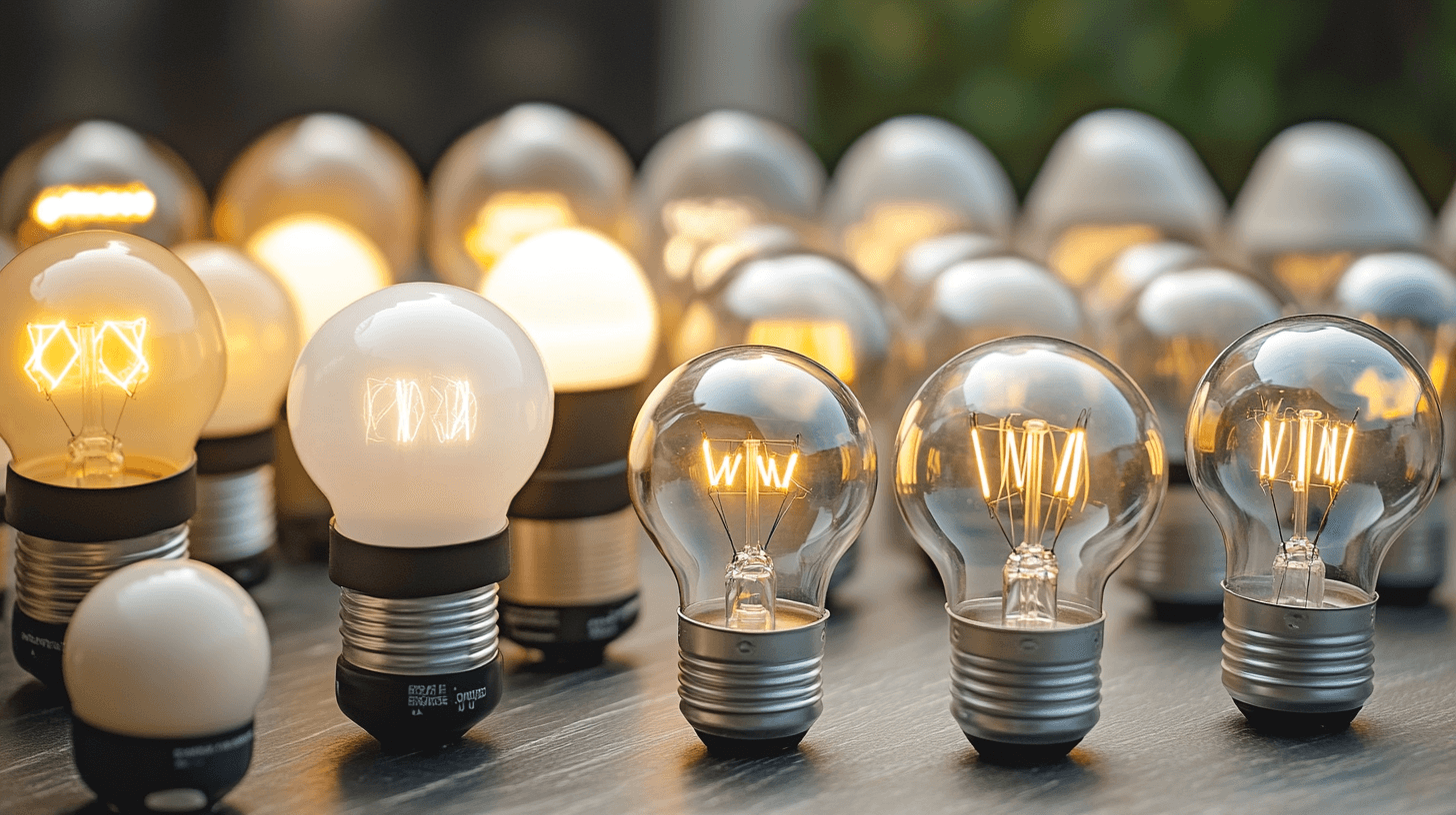 Verschillende soorten spaarlampen