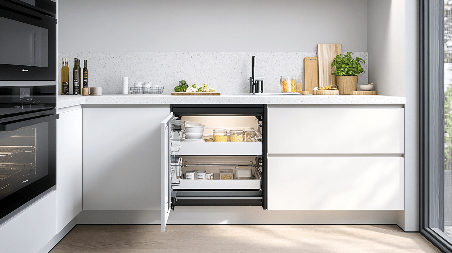 Praktische oplossingen voor een functionele woonkeuken