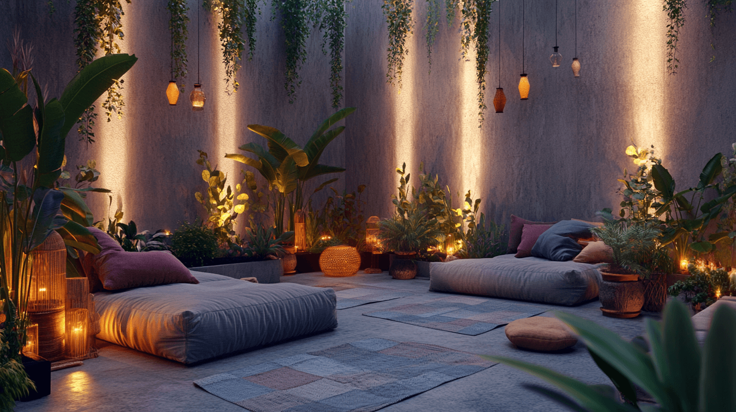Ontwerpideeën voor jouw outdoor loungegedeelte