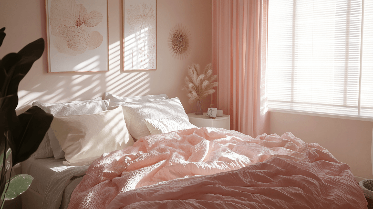 Roze tinten in de slaapkamer: Zacht en rustgevend