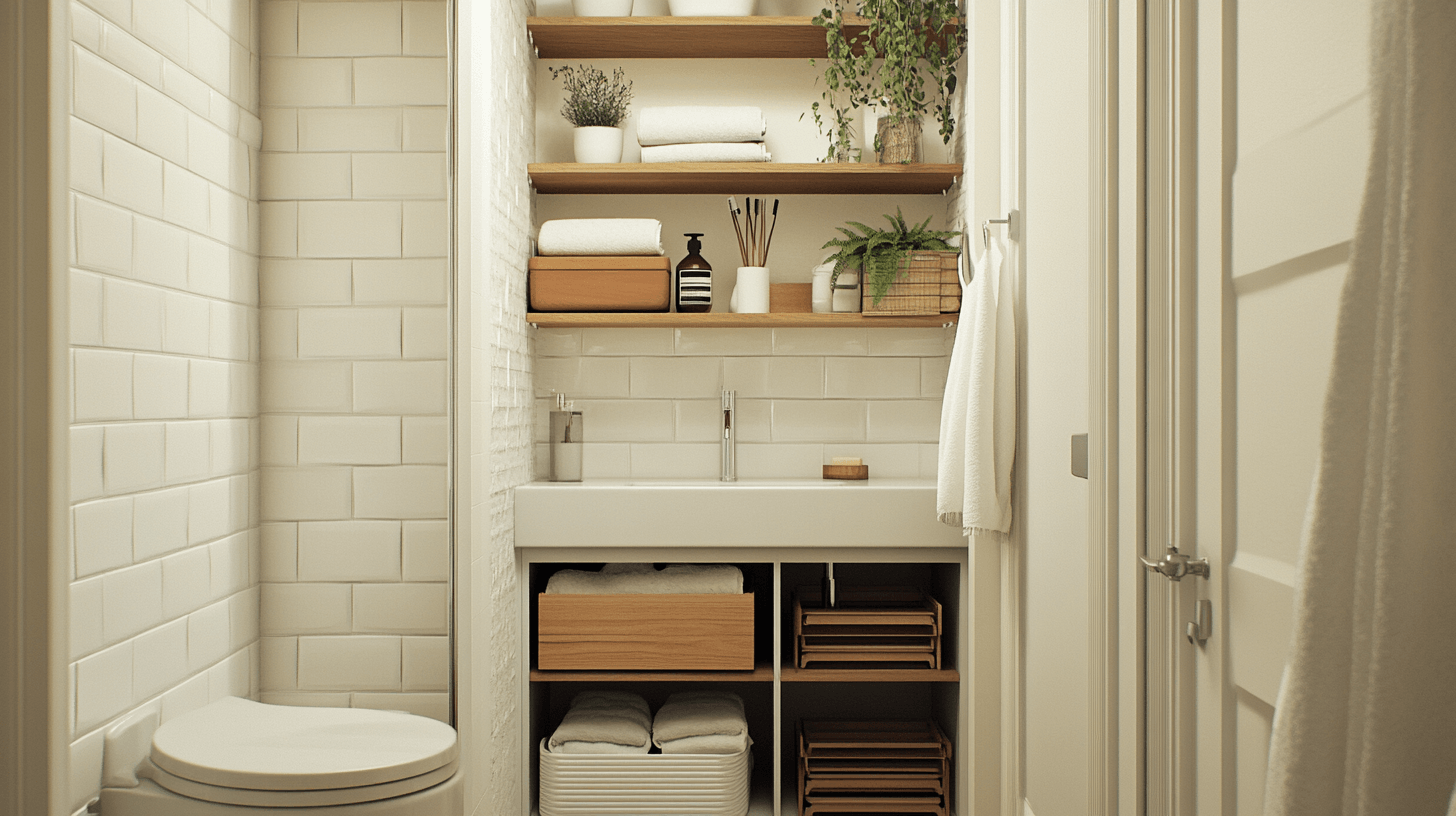Creatieve opbergoplossingen voor kleine badkamers