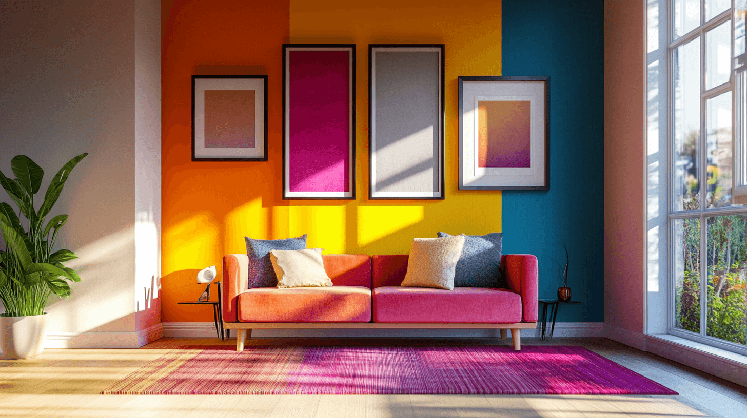 Muurdecoratie voor kleurrijke accenten