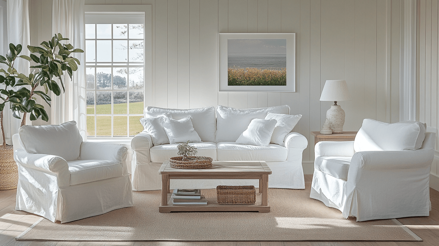 Witte meubels: De basis van de New England-stijl