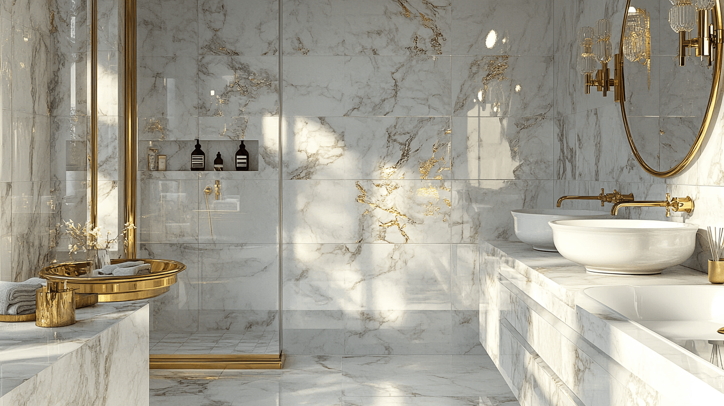 Hoogwaardige materialen voor een luxe badkamer