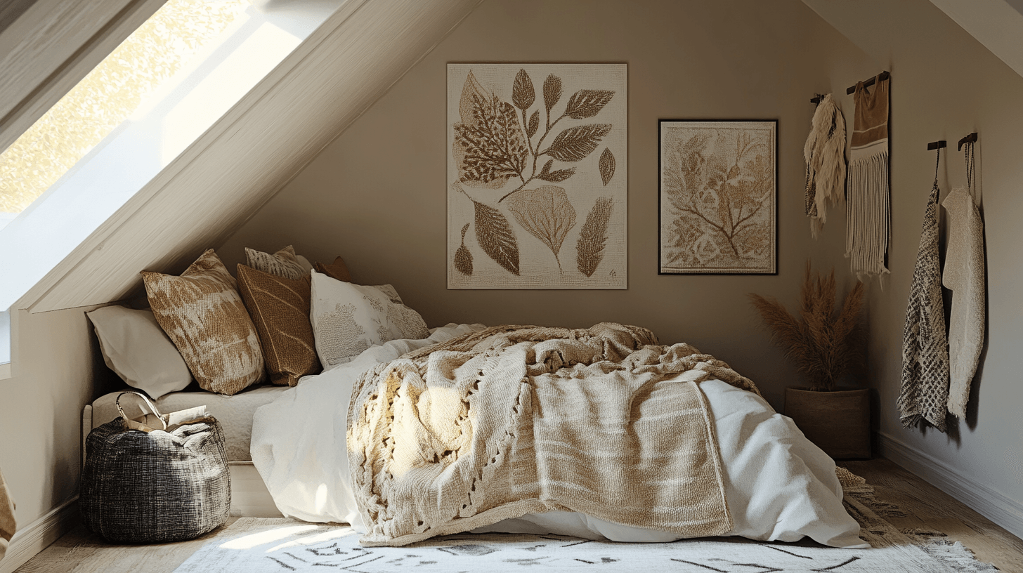 Decoratietips voor slaapkamers met schuine daken