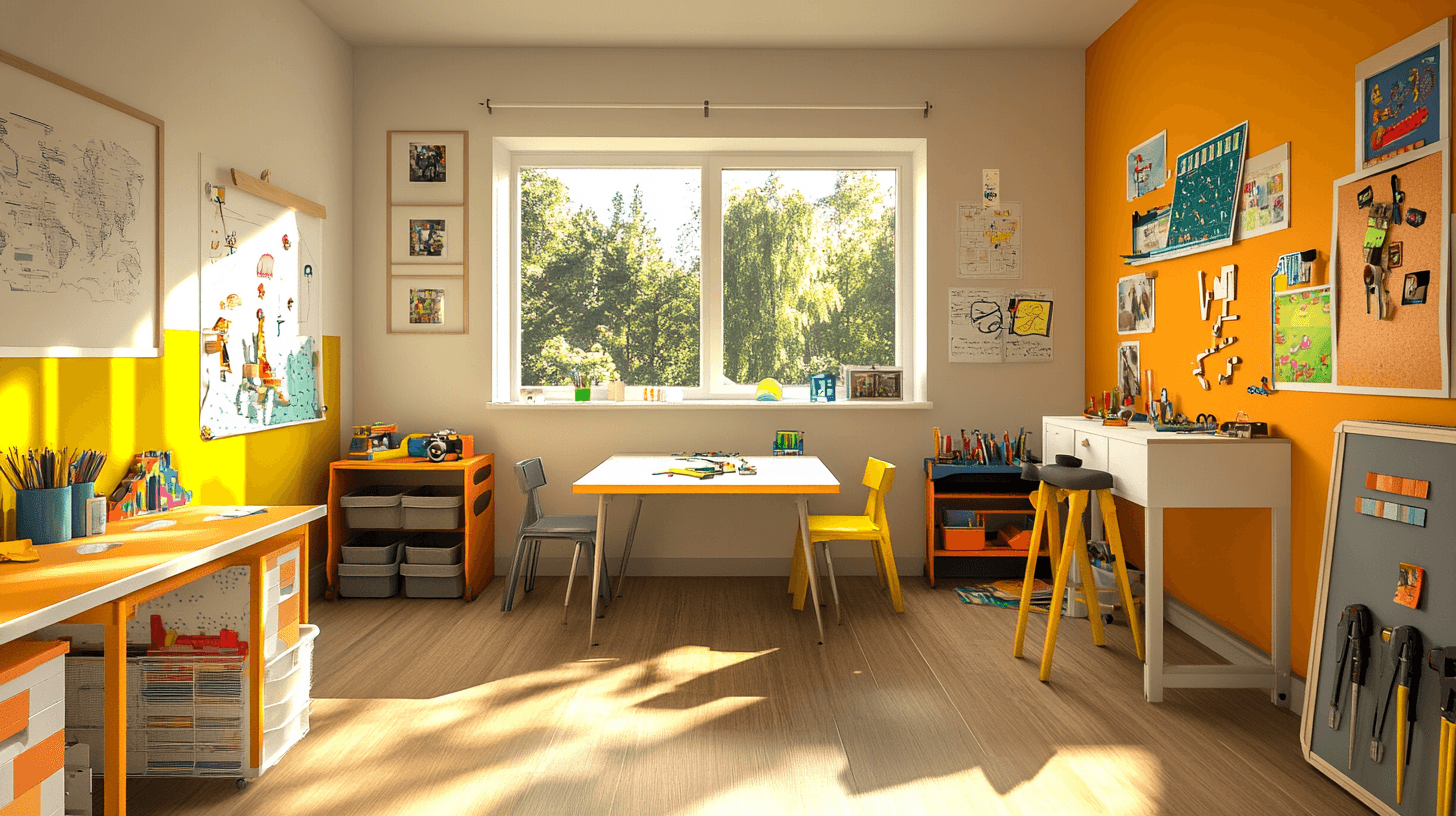 De ideale hobbyruimte: Creativiteit en functionaliteit verenigen