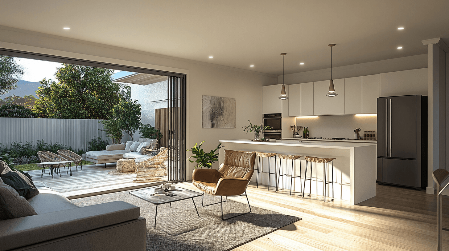 Voordelen van een woonkamer met open keuken