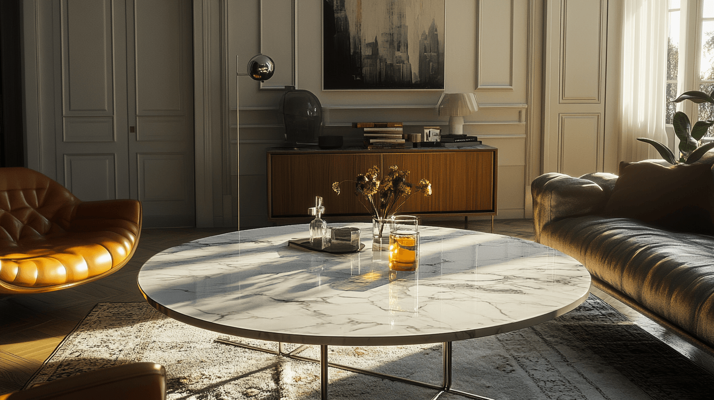 Marmeren tafels: Een statement in elke kamer