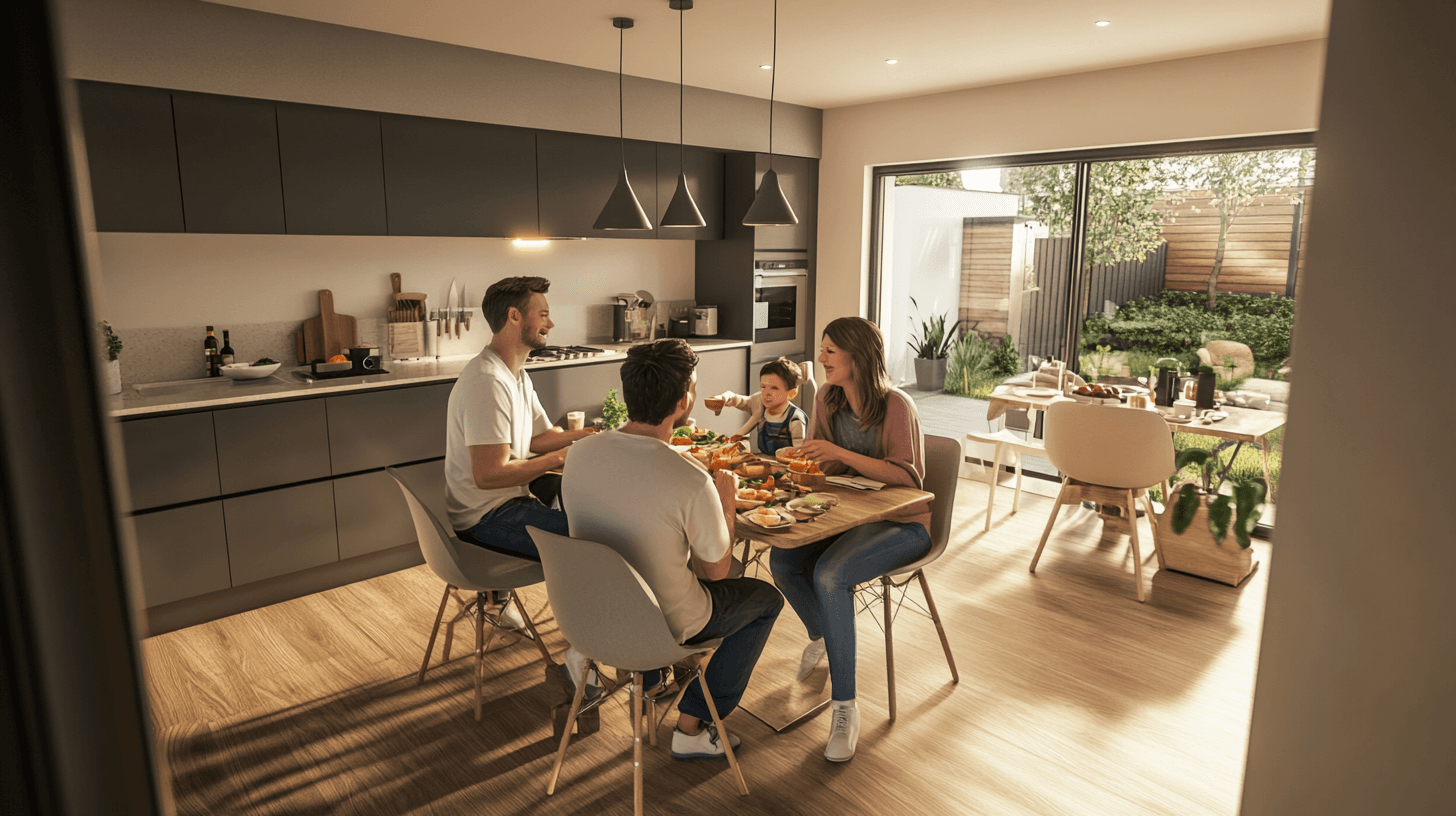 Voordelen van een eetkamer met open keuken