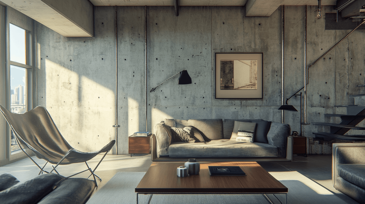 Betonmuren: De perfecte achtergrond voor de industriële look