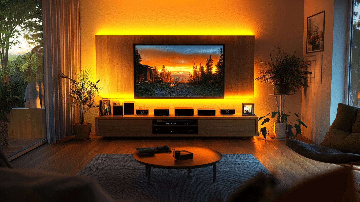 Decoratie en verlichting voor een harmonieuze sfeer