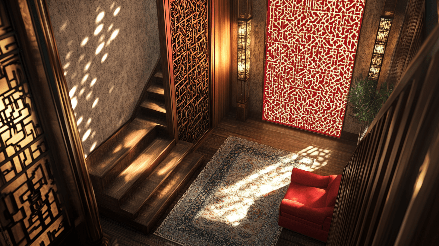 Decoraties en accessoires in moderne oosterse stijl