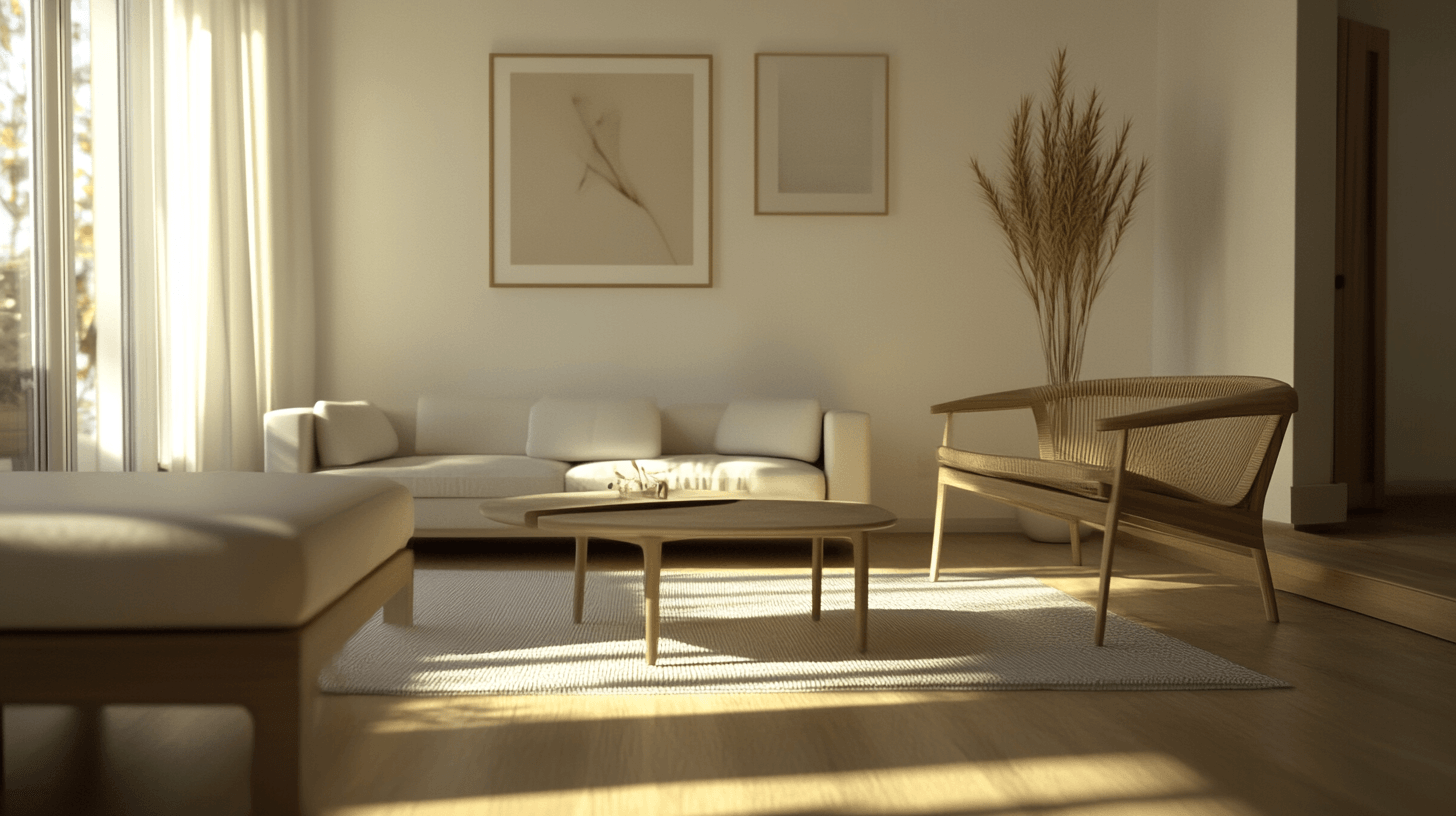 Minimalistische woonkamer: minder is meer