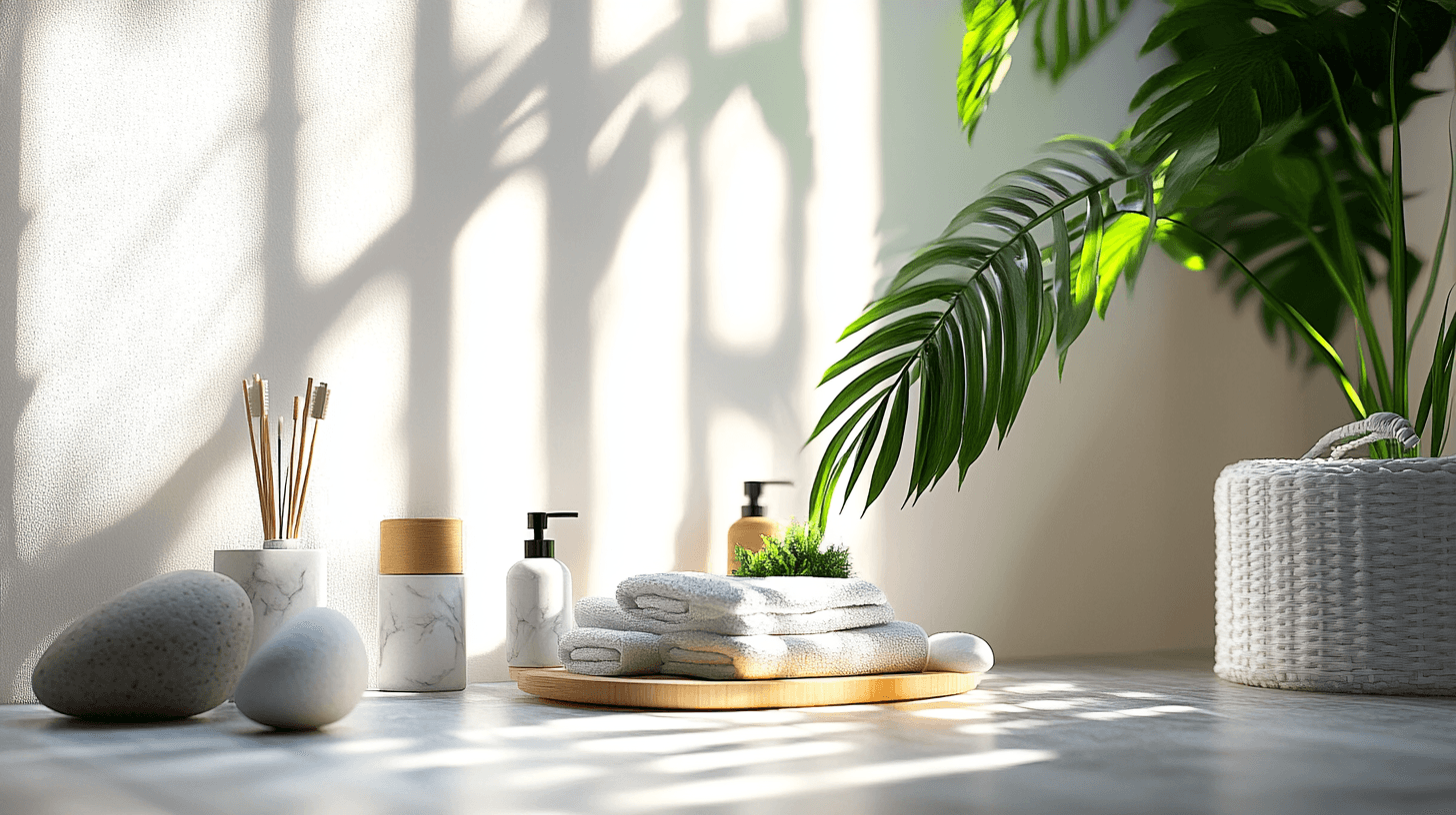 Decoratie en accessoires in de Scandinavische badkamer