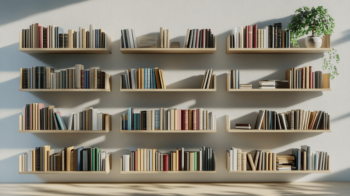 Ontwerpmogelijkheden voor open boekenkasten