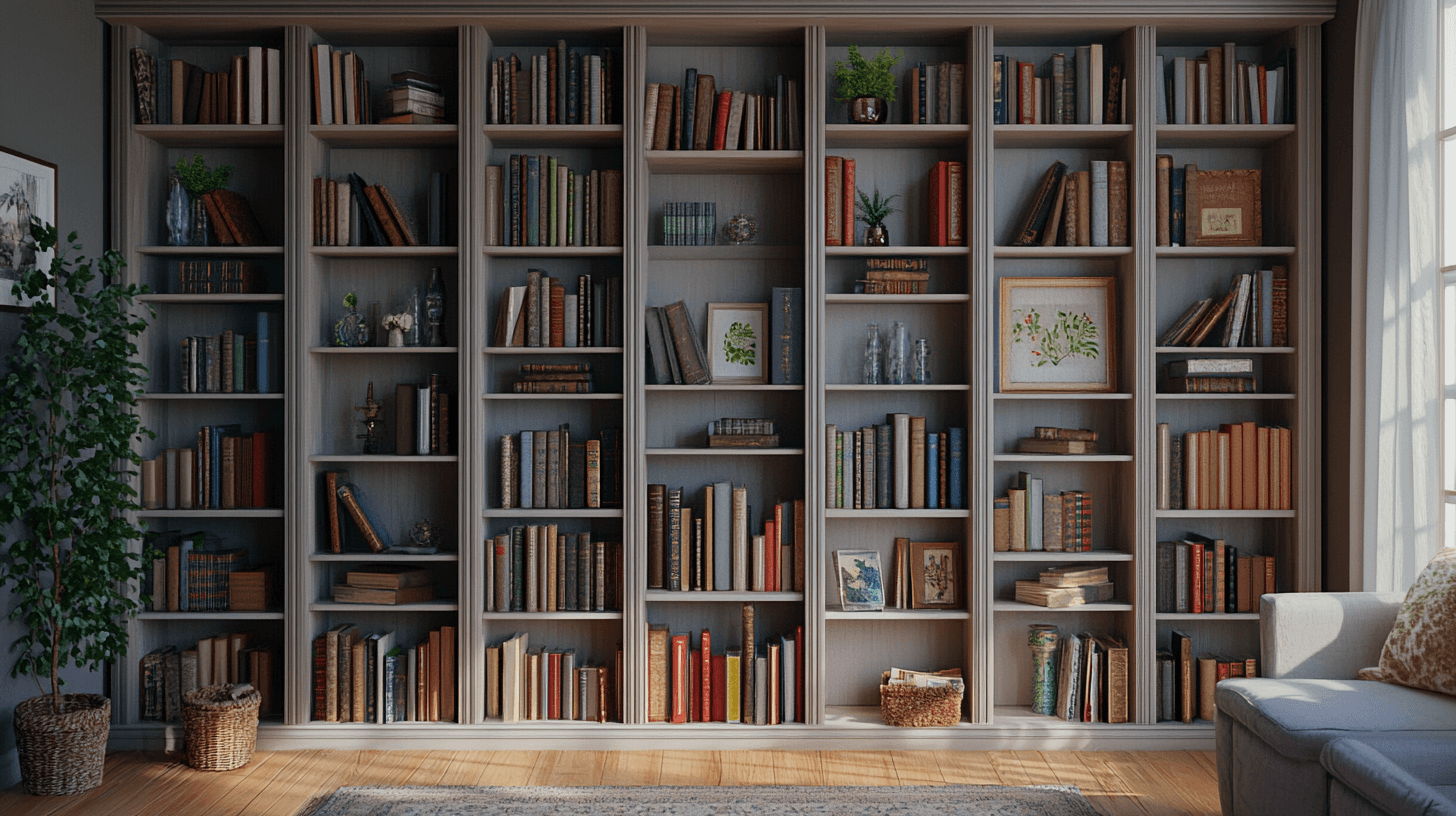 De keuze van de juiste boekenplanken