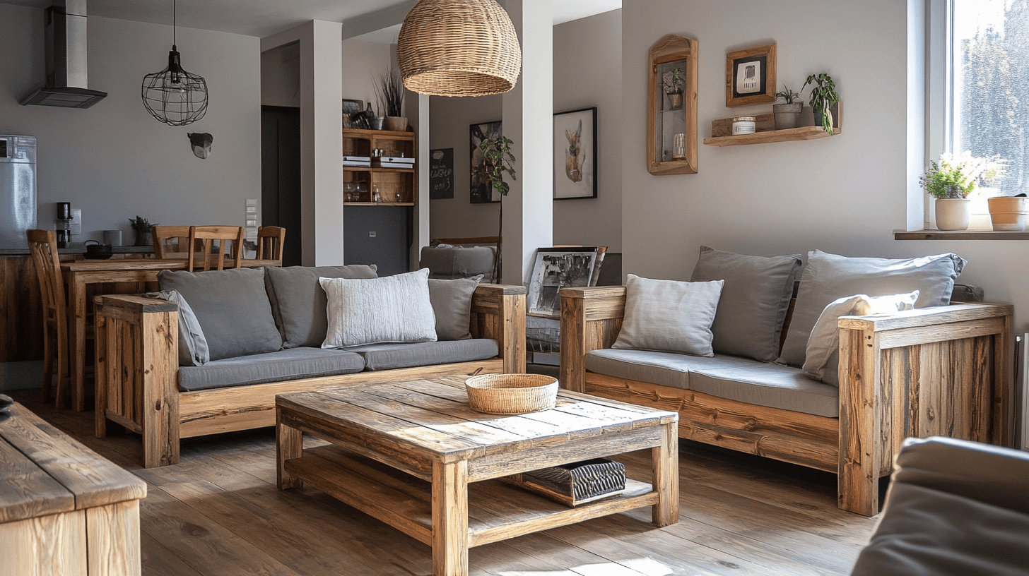 Stijlvolle inrichtingsideeën met houten meubels