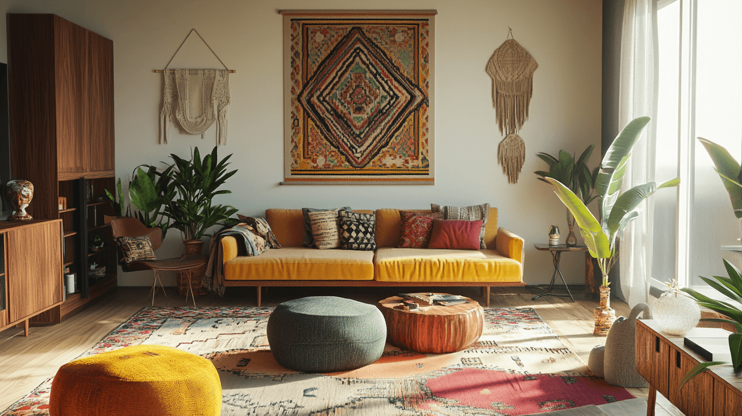 Boho-Mid-Century-Mix: De perfecte stijlbreuk
