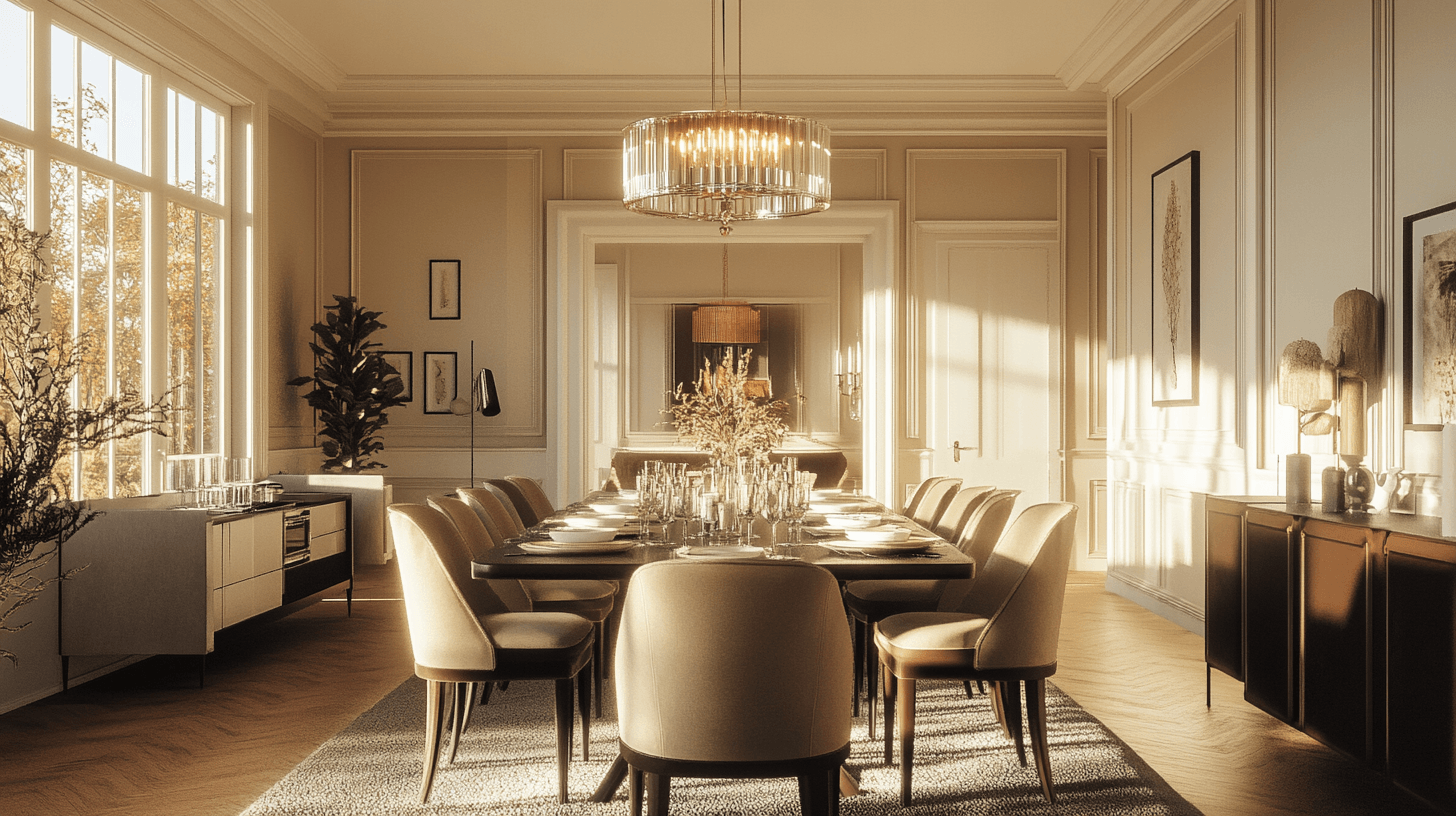 Elegant eetkamer inrichten: Stijlvolle accenten aanbrengen