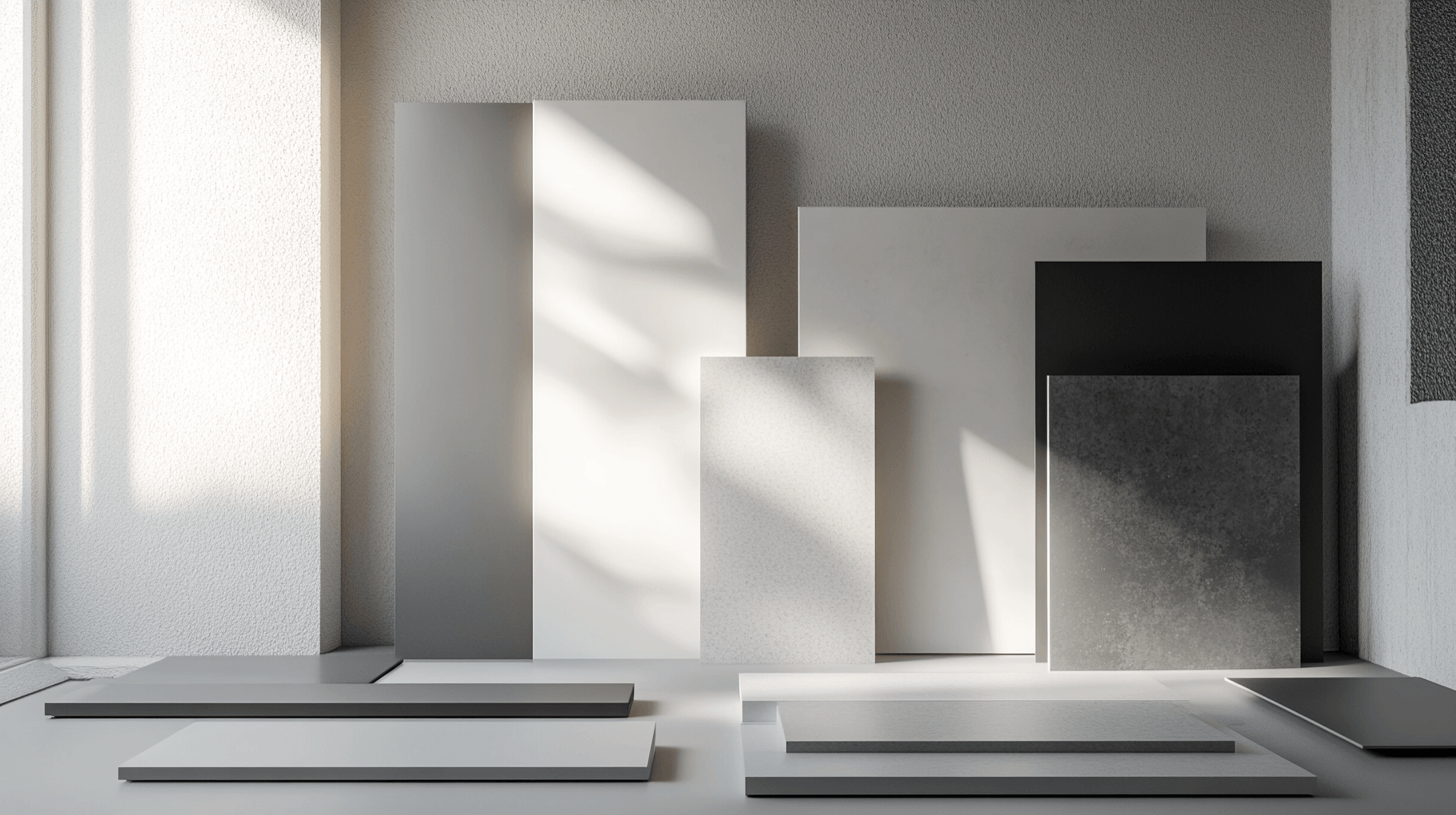 Materialen en oppervlakken voor een monochrome keuken