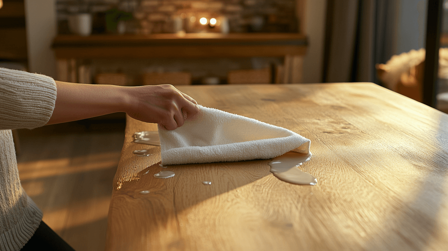 Onderhoud en verzorging van massief houten eettafels