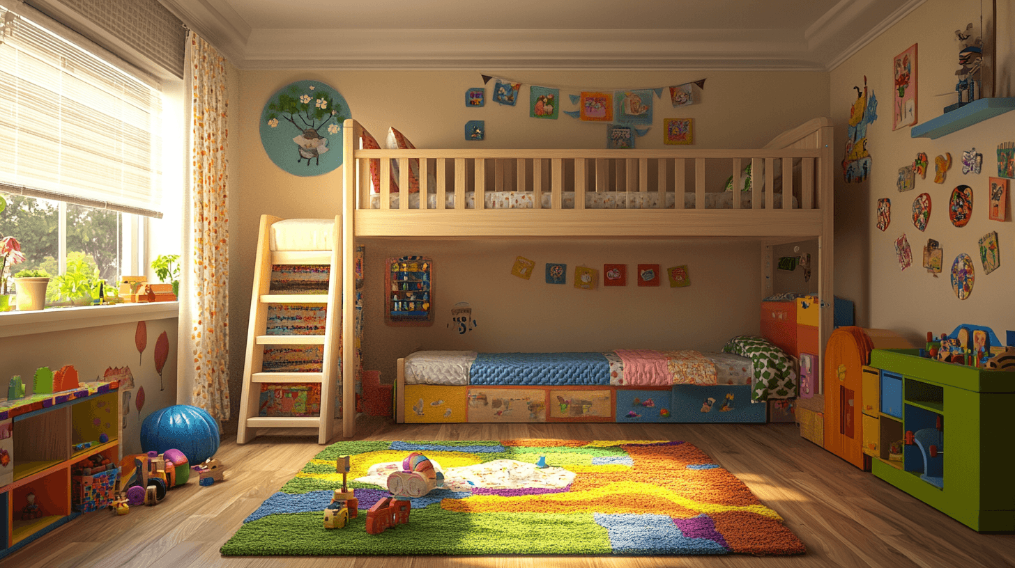 Kinderkamer met hoogslaper: Meer ruimte voor plezier en slaap