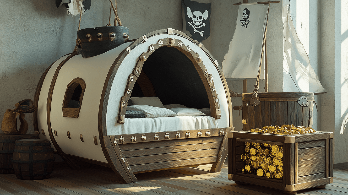 Piratenmeubels: Van bed tot schatkist