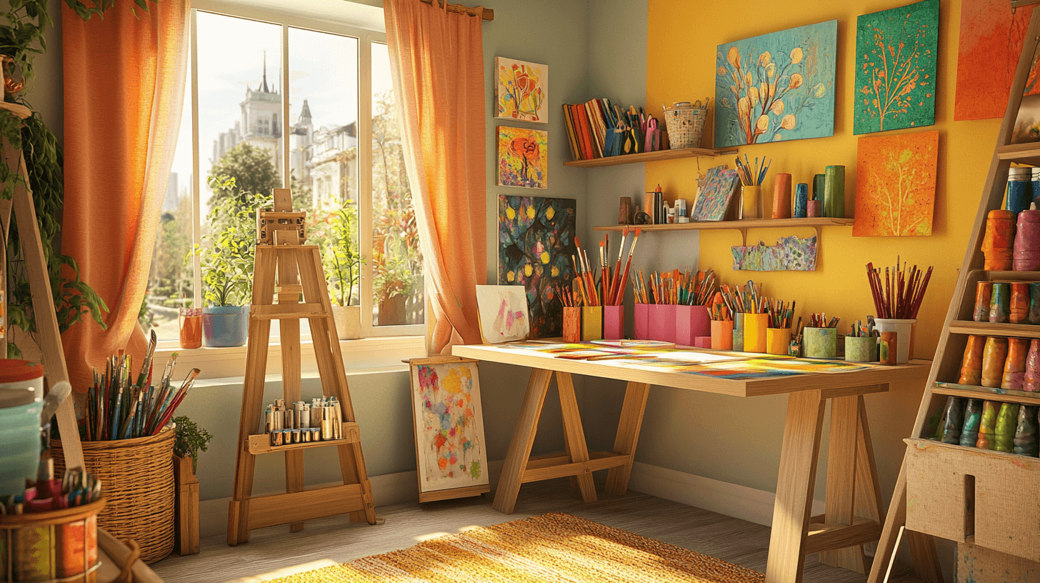 Atelier Thuis: Creativiteit op een kleine ruimte