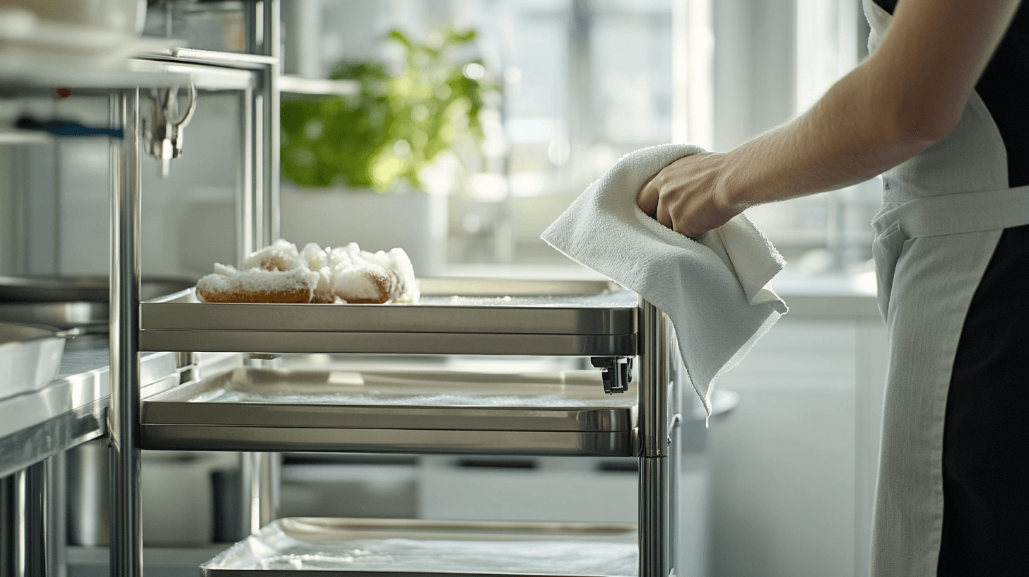 Onderhoud en verzorging van serveerwagens