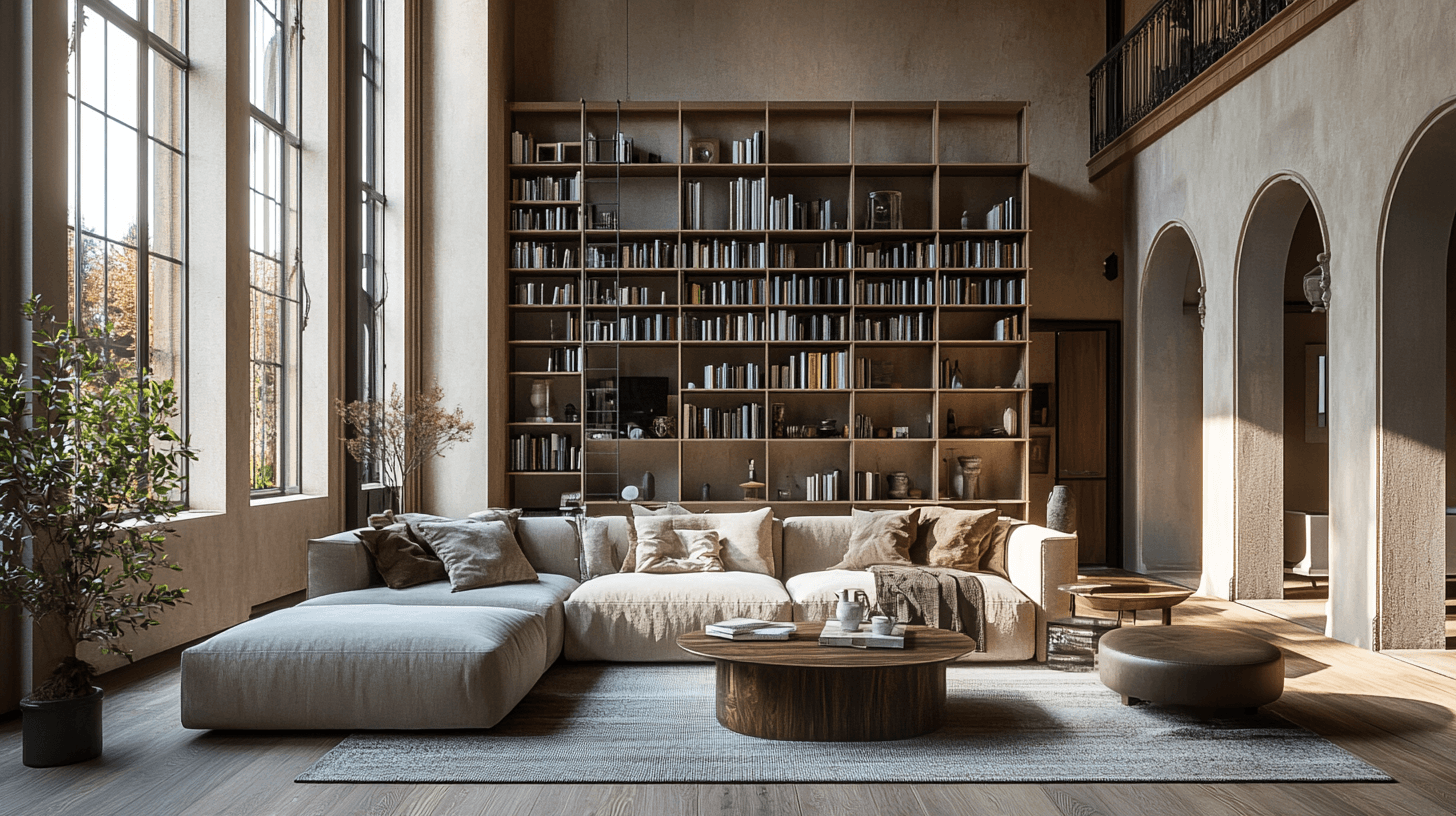 Meubelarrangementen voor hoge plafonds