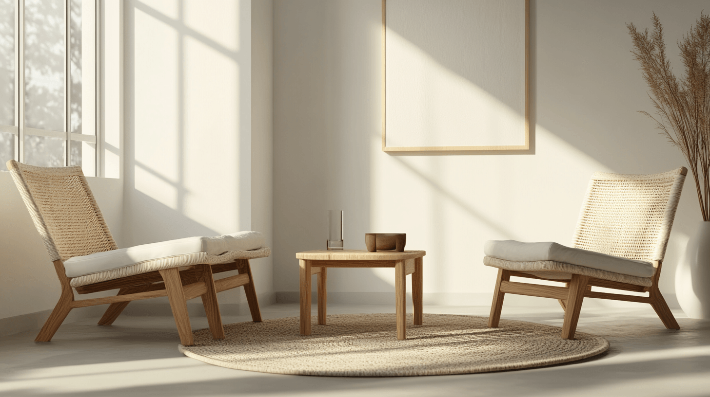 Minimalistische meubels voor een opgeruimd huis