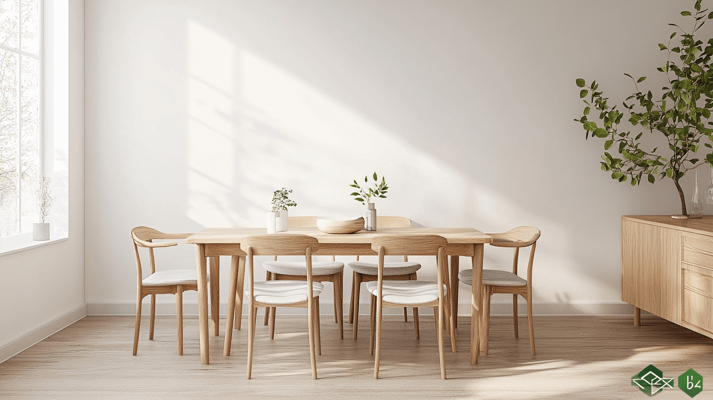 Kleurenpalet in de Scandinavische eetkamer