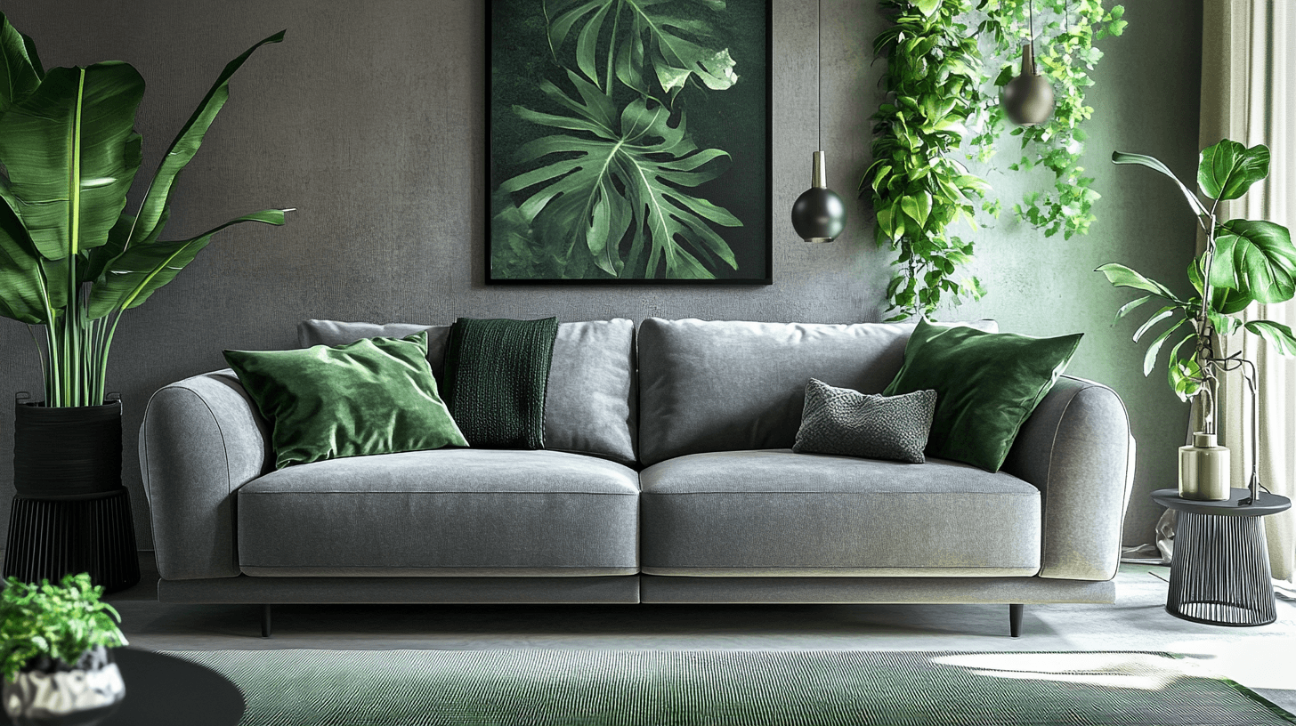 Grijs en groen: De perfecte kleurencombinatie voor je huis