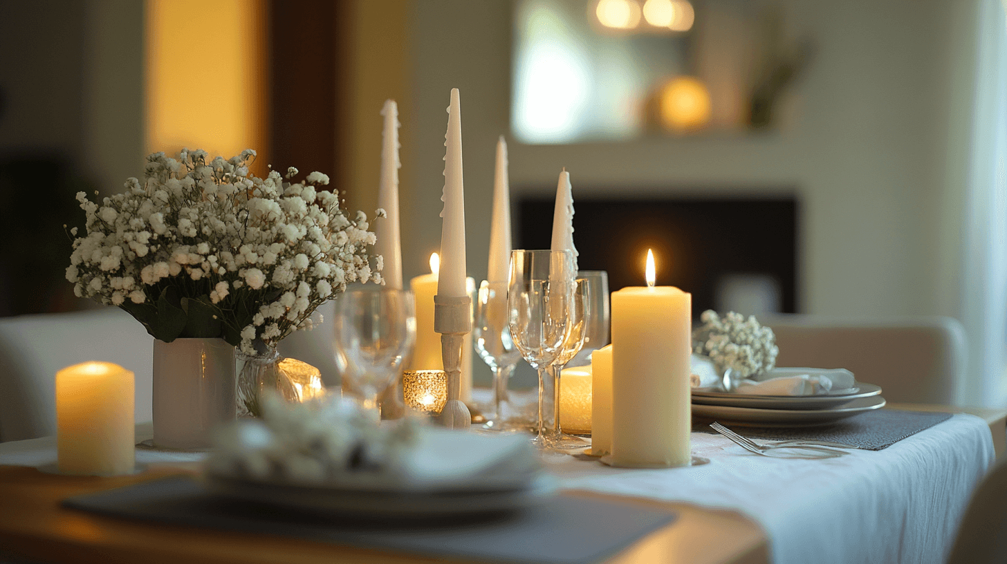 Stijlvolle decoratie voor de eettafel: arrangementen voor gezamenlijke maaltijden