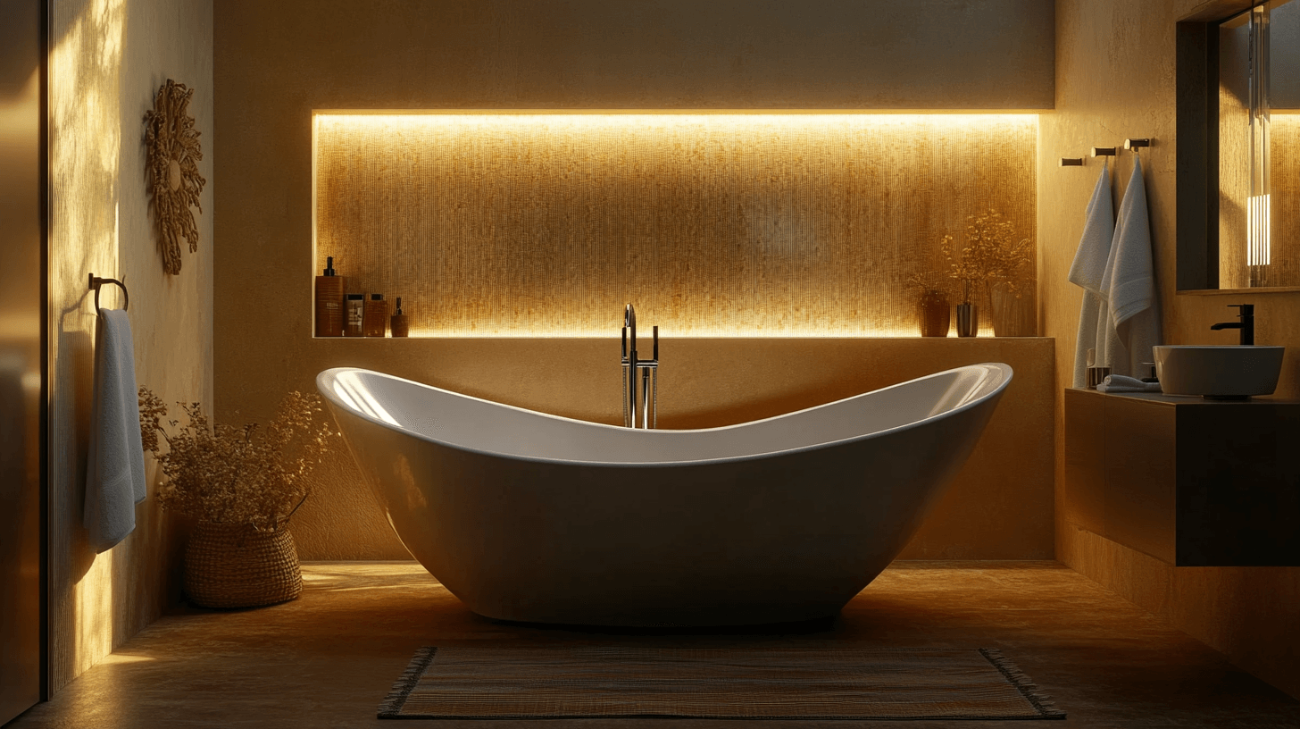 Tips voor het ontwerpen van een luxe badkamer met een vrijstaand bad