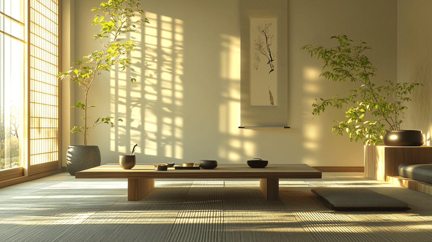 Meubels en decoratie in Zen minimalisme