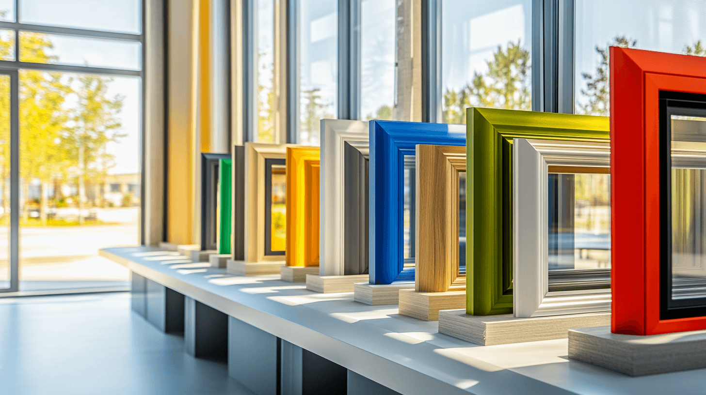 Materialen en hun effect op gekleurde raamkozijnen
