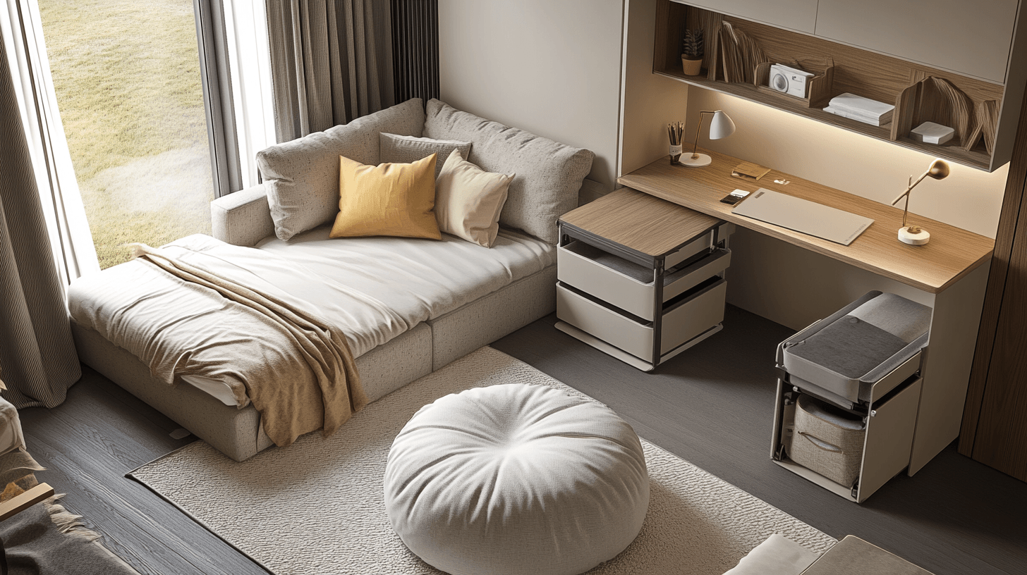 Multifunctionele meubels voor de logeerkamer