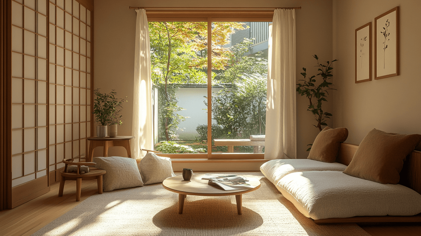 Japandi Woonkamer: Harmonieuze Fusie van Japan en Scandinavië