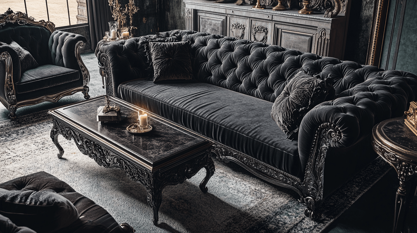 Meubels in Gothic Chic stijl: Donker en weelderig
