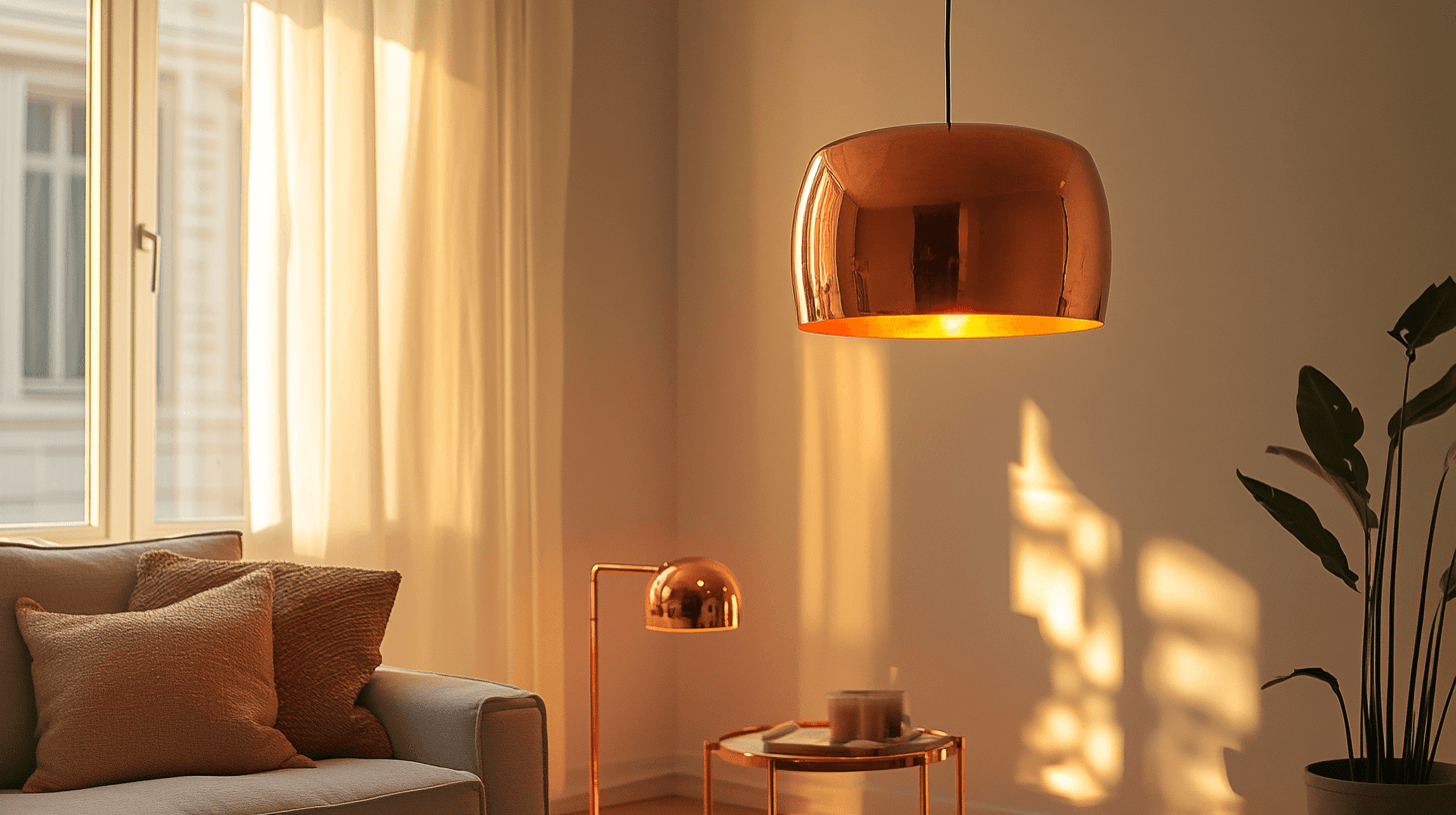 Koperen verlichting: Stralende accenten voor je woonkamer