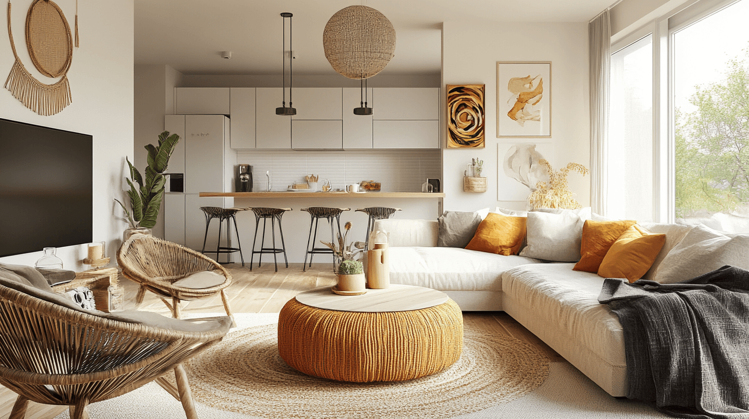 Inrichtingstips voor de woonkamer met open keuken