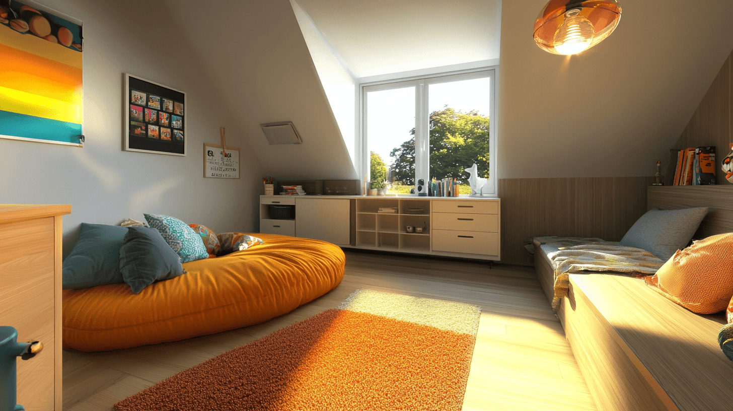 Ruimtes voor tieners: Cool design en functionele meubels