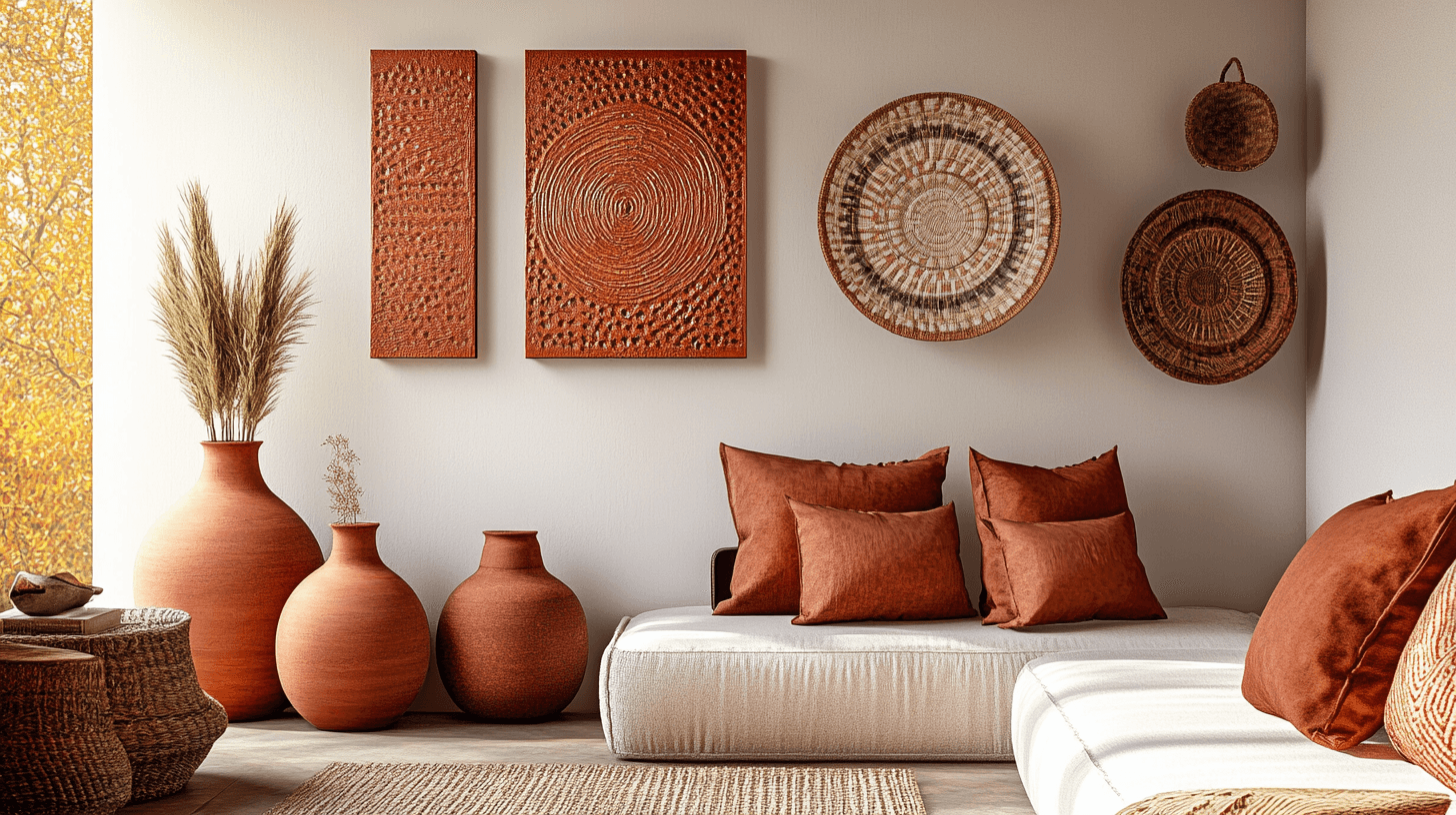 Decoratieve elementen: Accenten in terracotta