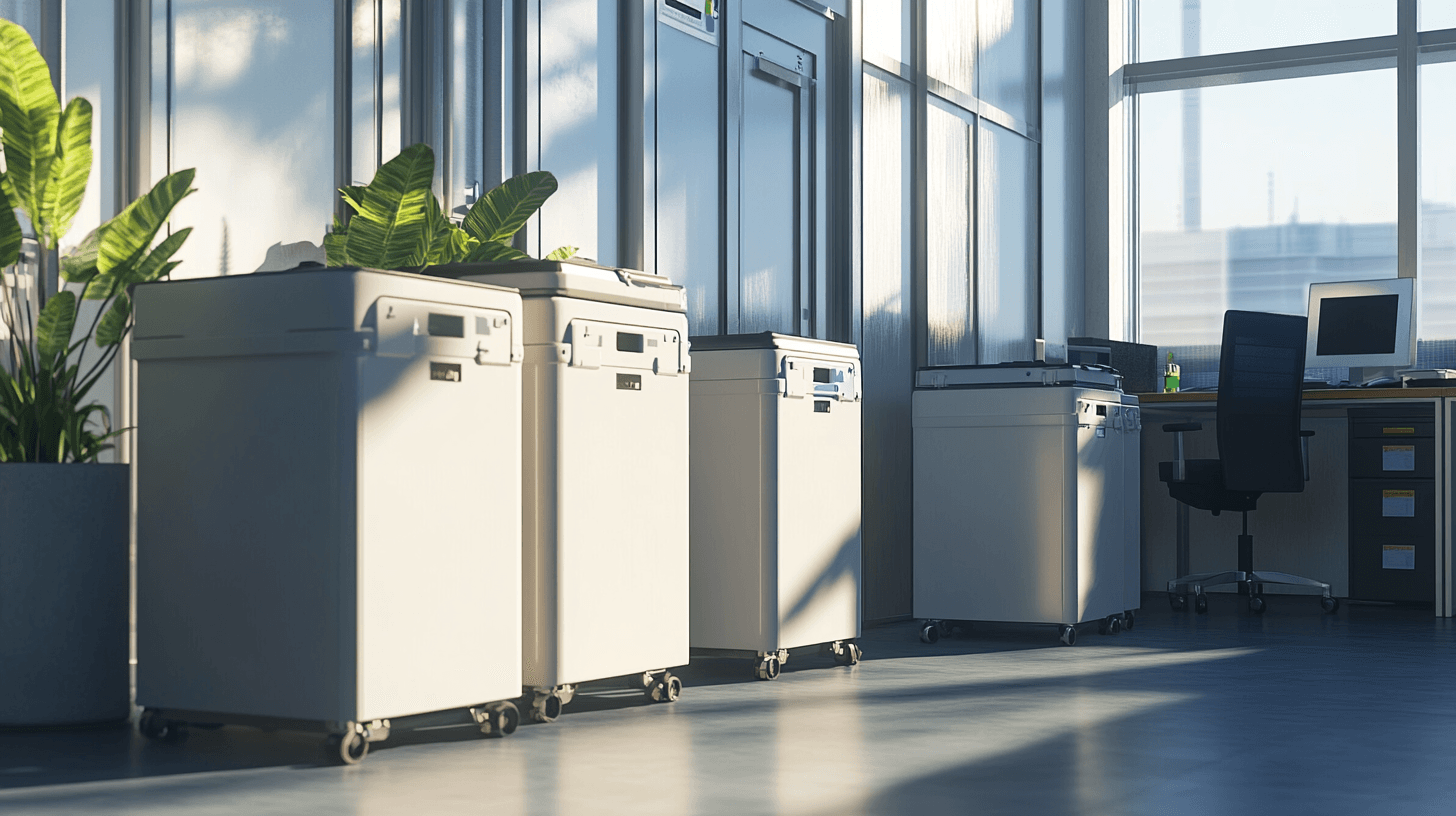 Verschillende modellen van rolcontainers
