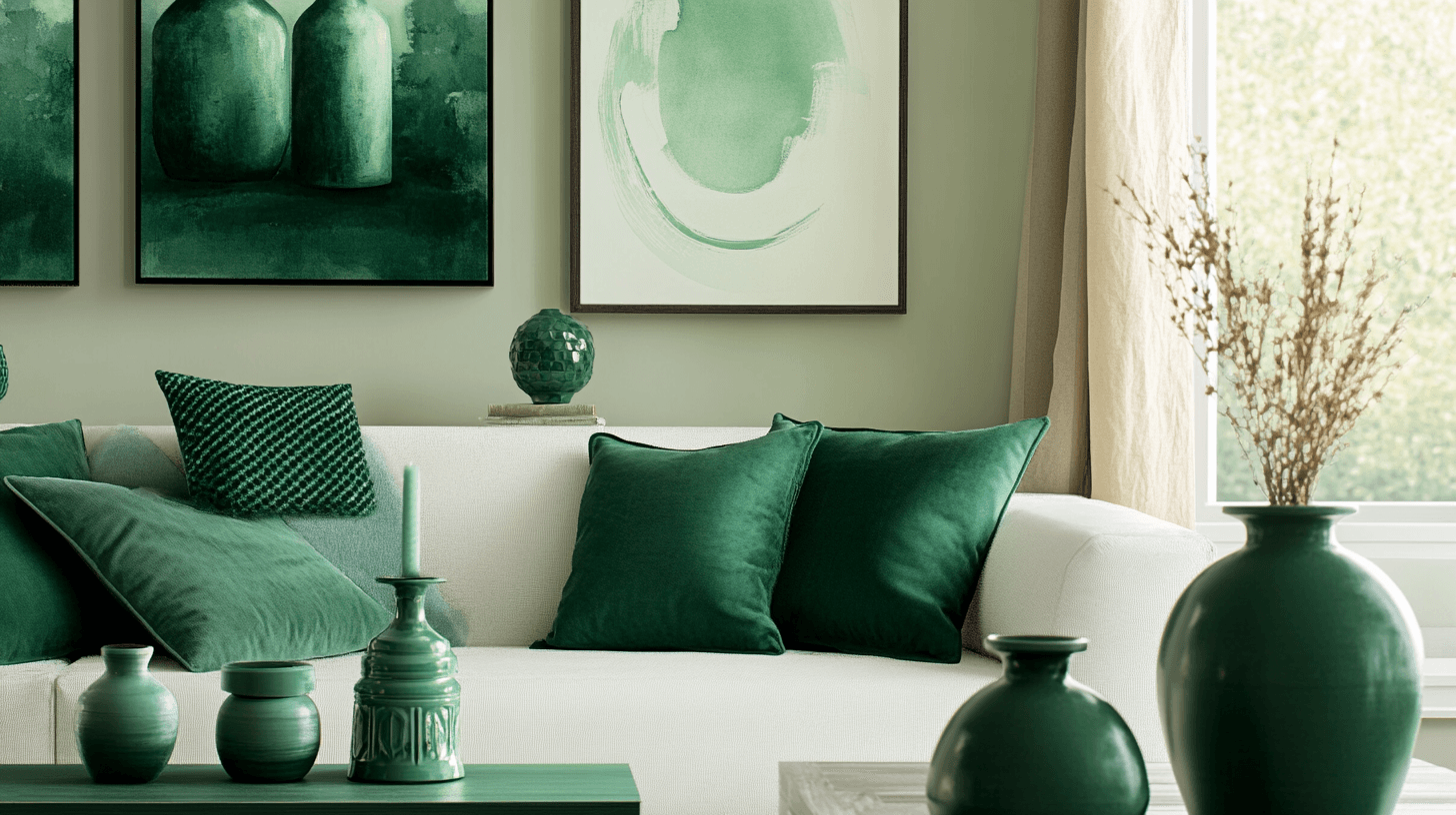 Decoratie in smaragdgroen: Accenten zetten