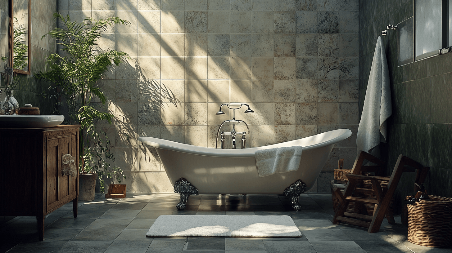 Badkamer met natuursteen: elegantie en duurzaamheid